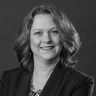 Black & White headshot of Jill Donahue