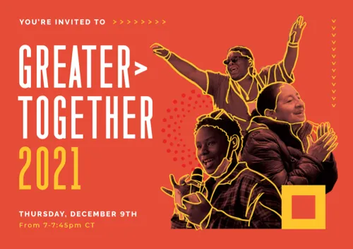 Greater Together Gala Invite